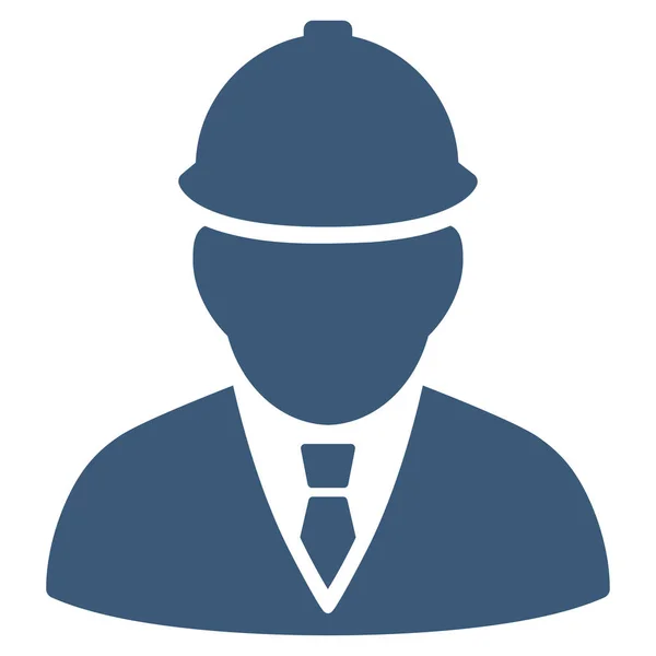 Engineer Flat Vector Icon — Stock Vector