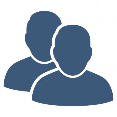 Kullanıcılar düz vektör simgesi