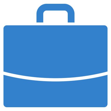 evrak çantası düz vektör simgesi