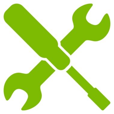 Ayarları seçenekleri düz vektör simgesi