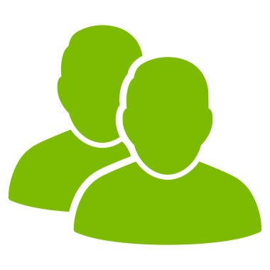 Kullanıcılar düz vektör simgesi