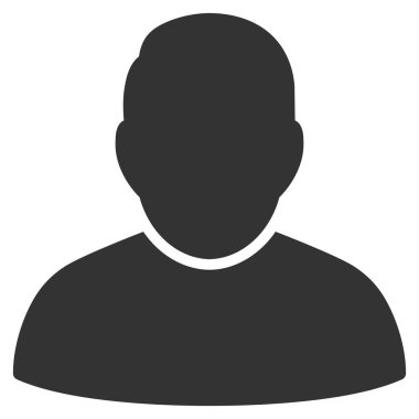 kullanıcı düz vektör simgesi