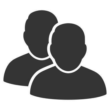 Kullanıcılar düz vektör simgesi