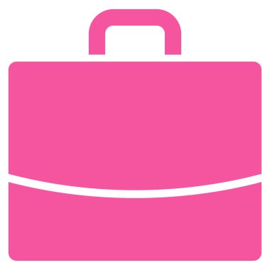 evrak çantası düz vektör simgesi