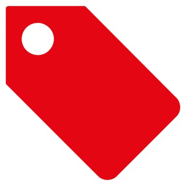 Etiketi düz vektör simgesi