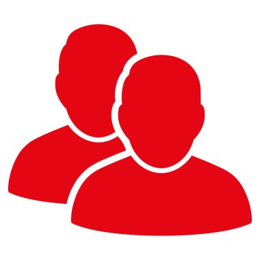 Kullanıcılar düz vektör simgesi