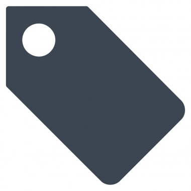 Etiketi düz vektör simgesi