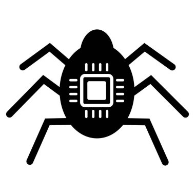 Donanım hata düz vektör simgesi