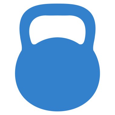 Ağırlık demir düz vektör simgesi