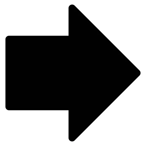 Arrow Right Flat Vector Icon — Stock Vector