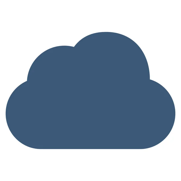 Ikona plochého vektoru cloudu — Stockový vektor