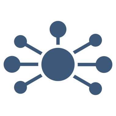 İlişkisinin bağlantılar düz vektör simgesi