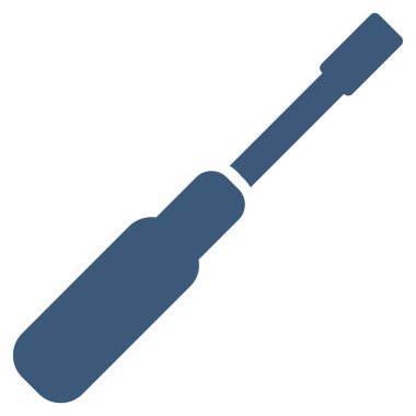 Tornavida Düz Vektör Simgesi