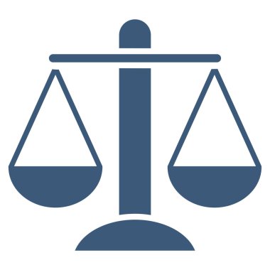 Ağırlık ölçekler düz vektör simgesi