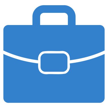 evrak çantası düz vektör simgesi