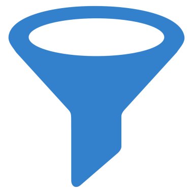 Filtre düz vektör simgesi