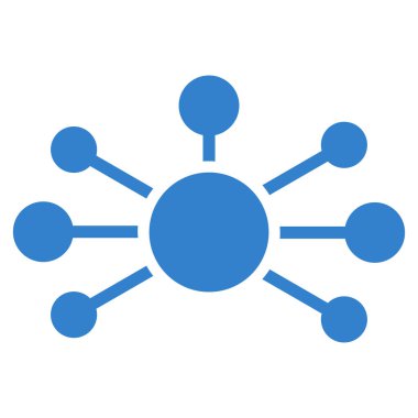 İlişkisinin bağlantılar düz vektör simgesi