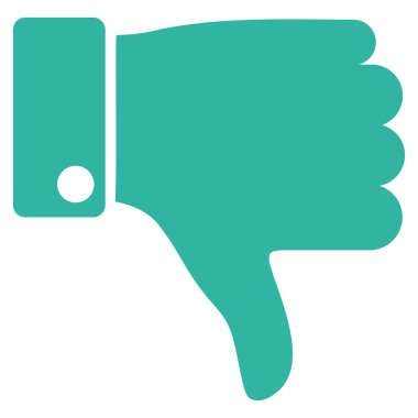 Başparmak düz vektör simgesi