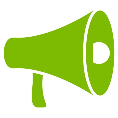 megafon düz vektör simgesi