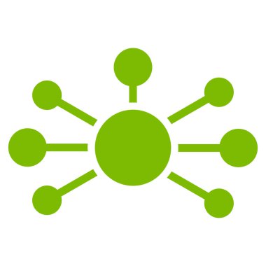 İlişkisinin bağlantılar düz vektör simgesi