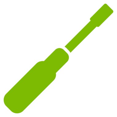 Tornavida Düz Vektör Simgesi