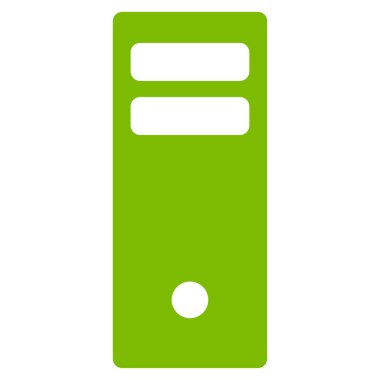 Sunucu ana düz vektör simgesi