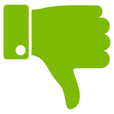 Başparmak düz vektör simgesi