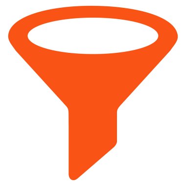 Filtre düz vektör simgesi