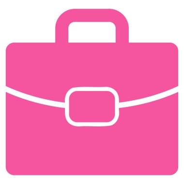 evrak çantası düz vektör simgesi