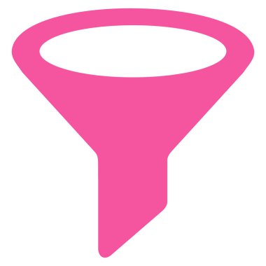 Filtre düz vektör simgesi