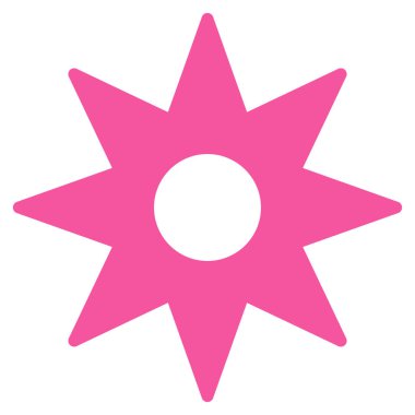 Yeni yıldız düz vektör simgesi