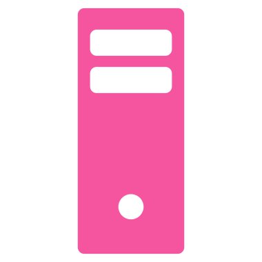 Sunucu ana düz vektör simgesi