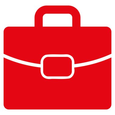 evrak çantası düz vektör simgesi