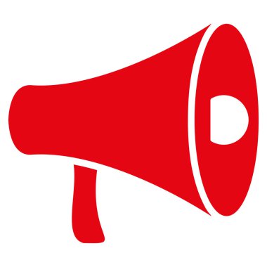 megafon düz vektör simgesi