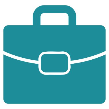 evrak çantası düz vektör simgesi