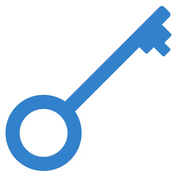 Icono de vector plano clave — Vector de stock