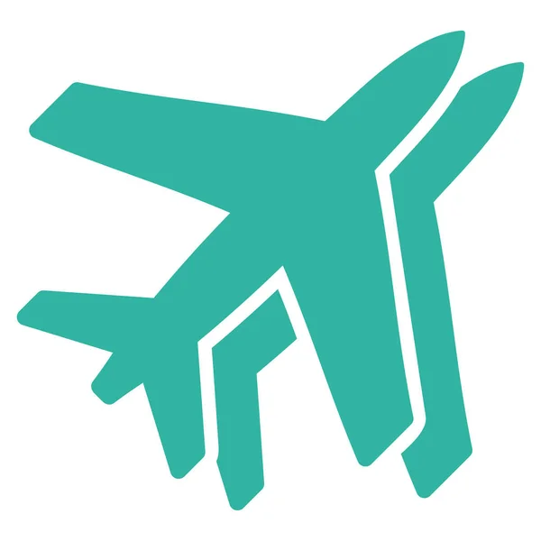 Linie lotnicze płaskie wektor ikona — Wektor stockowy