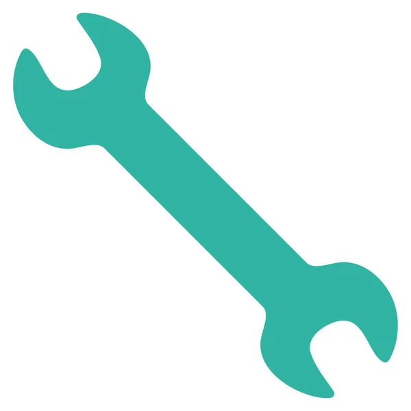 Wrench Flat Vector Icon — Stock Vector