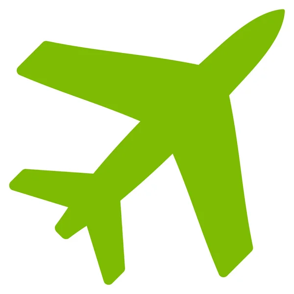 Ikona wektora płaskiego samolotu — Wektor stockowy