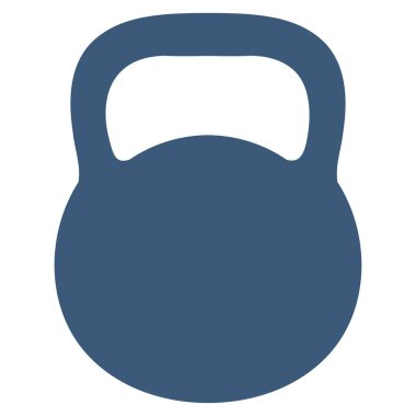 Ağırlık demir düz vektör simgesi