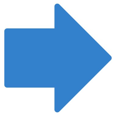 Düz vektör simgesi sağ ok