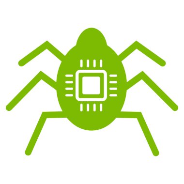 Donanım hata düz vektör simgesi