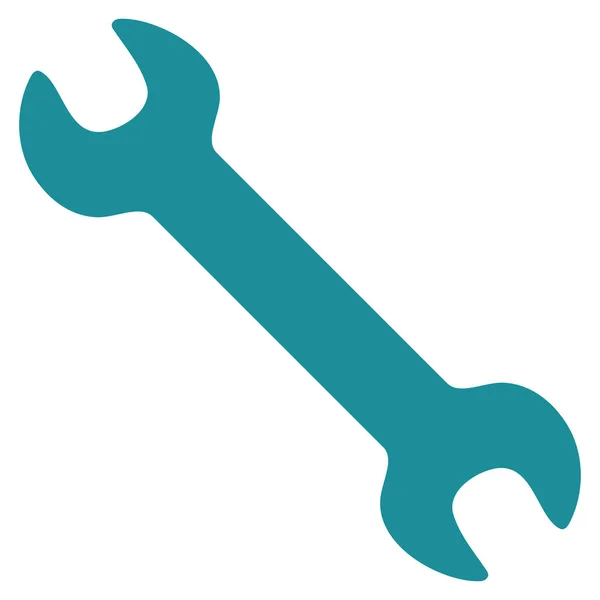 Wrench Flat Vector Icon — Stock Vector