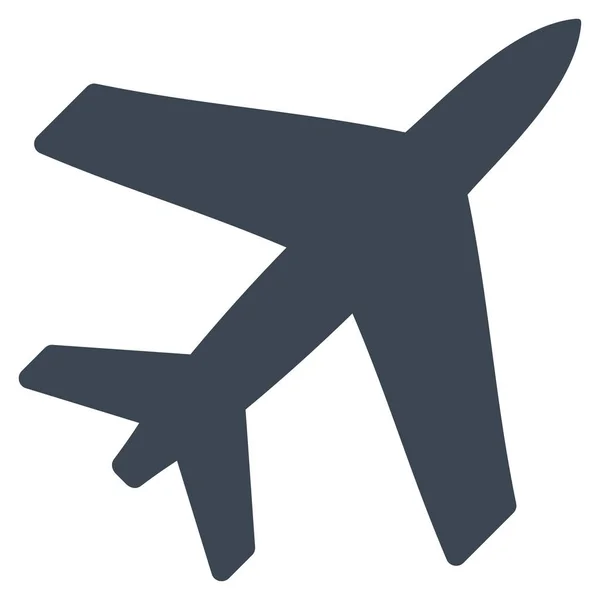 Airplane Flat Vector Icon — Stock Vector