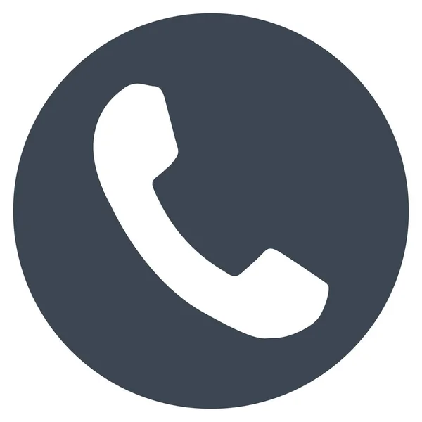Telefon szám lapos Vector Icon — Stock Vector