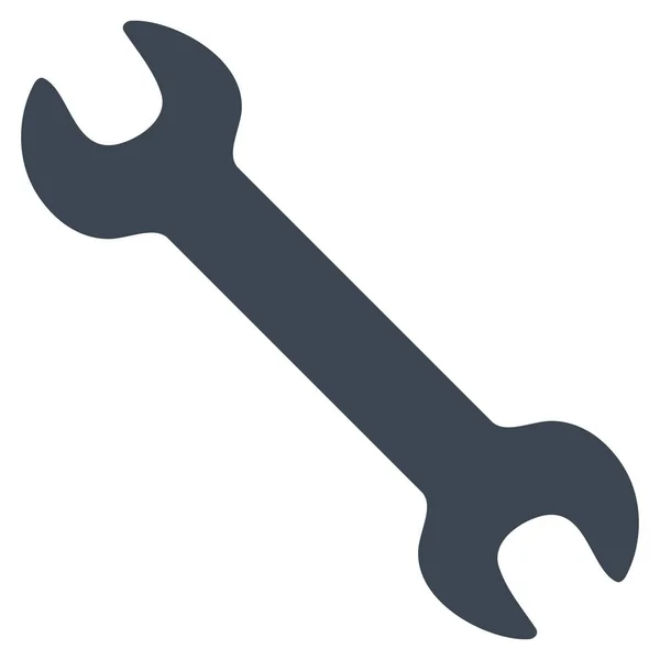 Wrench Flat Vector Icon — Stock Vector