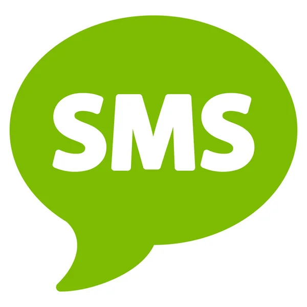 Ícone de vetor plano SMS —  Vetores de Stock