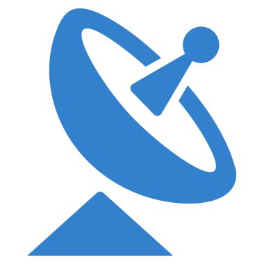 Anten Düz Vektör Simgesi