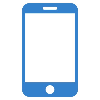 akıllı telefon düz vektör simgesi