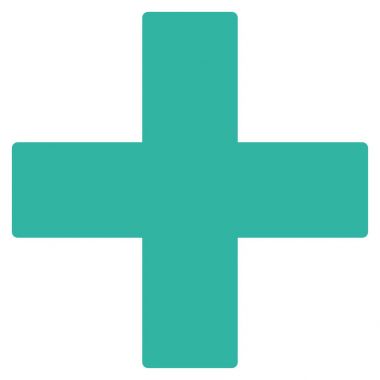 Matematik işlemi düz vektör simge ekle